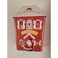 M & S SANTA HOUSE BISCUIT TIN