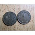 1909a 1 Pfennig Germany Empire Coin