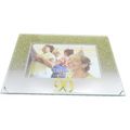 90th Birthday Photo Frame 14 CM Golden Glitter ...