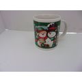 Christmas Mug Snow Man & Woman Let It Snow