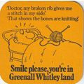 BEER MAT - GREENALL WHITLEY BREWERY - LOCAL BIT...