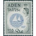 Aden 1964 1s 25c ultramarine & black SG85 MNH