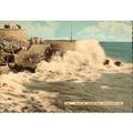 Vintage British PC 1962 - Rough Sea, Anchor Hea...