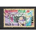 MALTA 1981 HISTORY MALTESE INDUSTRY 1c COTTON P...