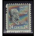 828 24c Benjamin Harrison Just Clears MNH O4199