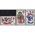 GB, 1968 Christmas set, SG 775/7 (Scott 572/4),...