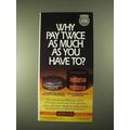 1994 Redwood Tobacco Ad - Why Pay Twice as Much
