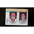 1976 Topps Card # 205 1975 Major League Leading...