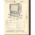 SCOTT model 924W 20 tube TV television receiver...