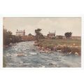 Llyfnwy River and Bridge near Pontllyfni Postca...