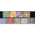 RK32-40, Used Nice Set of Nine Consular Stamps ...