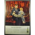 1955 Schweppes Ginger Ale Ad - His First Schweppes
