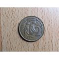 New Zealand 1974 2 Cents Coin
