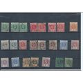 Nigeria Stamps 1921 George V used lot. (AA399)