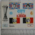 1978 programme Manchester City v. Standard Leig...