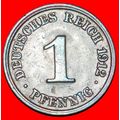 Ⰶ EAGLE (1890-1916): GERMANY ★ 1 PFENNIG 1912J ...