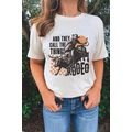 White AND THEY CALL THE THING RODEO Graphic Cre...