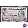 Ascension Island 1934 SG21 1/2d Black & Violet ...