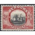 Bermuda 1936 SG103 3d Black & Scarlet Mounted M...