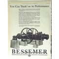 bessemer gas engine company 1928 oil field pump...