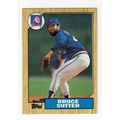 1987 Topps Bruce Sutter baseball card #435 -HOF...