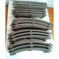 VINTAGE METAL ' TRAIN TRACKS set of 35 O gauge