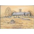 Narberth, Pembrokeshire - Church - local art po...