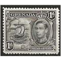 Grenada 1938 SG154 1d Black & Sepia Mounted Min...