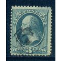Used 184 3c George Washington Barely Clears M00177