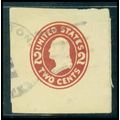 Used U412 2c George Washington Fine Cut Square ...