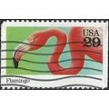 USA, BIRD, Flamingo, Phoenicopterus ruber, gree...