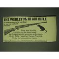 1955 Webley Mk III Air Rifle Ad - No license re...