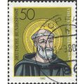 GERMANY, St Benedict of Nursia, 480-543, yellow...