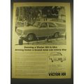 1965 Vauxhall Victor 101 Ad - Owning a Victor 101 is like driving home a brand
