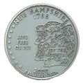 New Hampshire State Quarter Fridge Magnet
