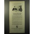 1950 Bankers Trust Company Ad - If you have named a friend as executor