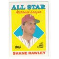 1988 Topps baseball card 406 Shane Rawley All-Star