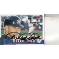 DEREK JETER 2001 AUTOGRAPHED NEW YORK YANKEES H...