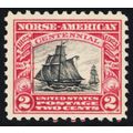 620, Mint NH 2¢ With a Vignette Color Shift Err...