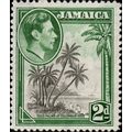 Jamaica KGVI 1951 2d Grey & Green Mounted Mint ...