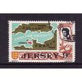 JERSY 1969 SG 22 9d CHART OF ENGLISH CHANNEL FI...