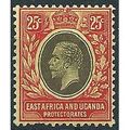 East Africa & Uganda Prot 1912 SG50 25c Black &...