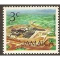 Jamaica 1972 3c Bauxite Industry Mounted Mint M...