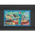 Malta.SG672 6c Fishing.Fine Used.Jan20
