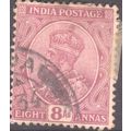 India 1911 - SG 182 - KGV 8a mauve - used