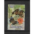 Malaysia.SG65 30c Zeuxidia Amethystus.Fine Used...