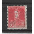 Argentina.SG534 5c San Martin (Red).Fine Used.D...