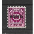 Austria.D958 6g Posthorn (Purple).Mounted Mint....