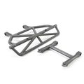 TRA5836 TRAXXAS Bumper, rear/ bumper mount, rea...