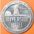 Riverside. $1 Casino Token. Reno, NV. 33A.